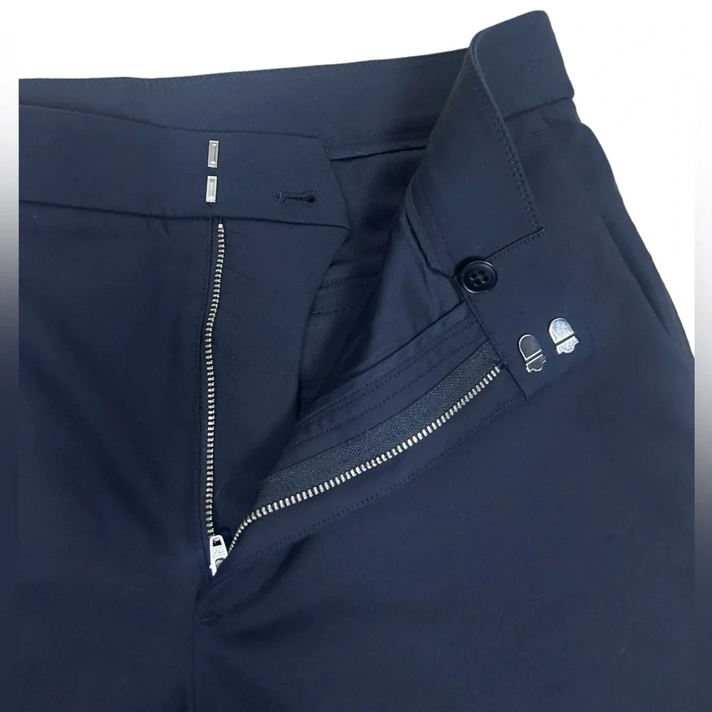 HELMUT LANG Slim Leg Twill Trouser Pants Black Raw Hem Black Sz. 10 DarkAcademia - Picture 10 of 16